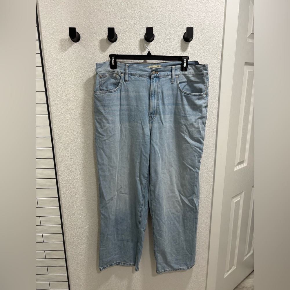 Madewell - The Perfect Vintage Lightwash Wide leg Jean - 33 TALL